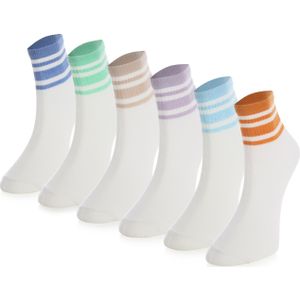 Crea Socks Enkelsokken 'Sport'  wit