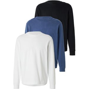 Abercrombie & Fitch Shirt  navy / zwart / wit