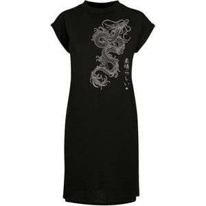 F4NT4STIC Jurk  grijs / zwart