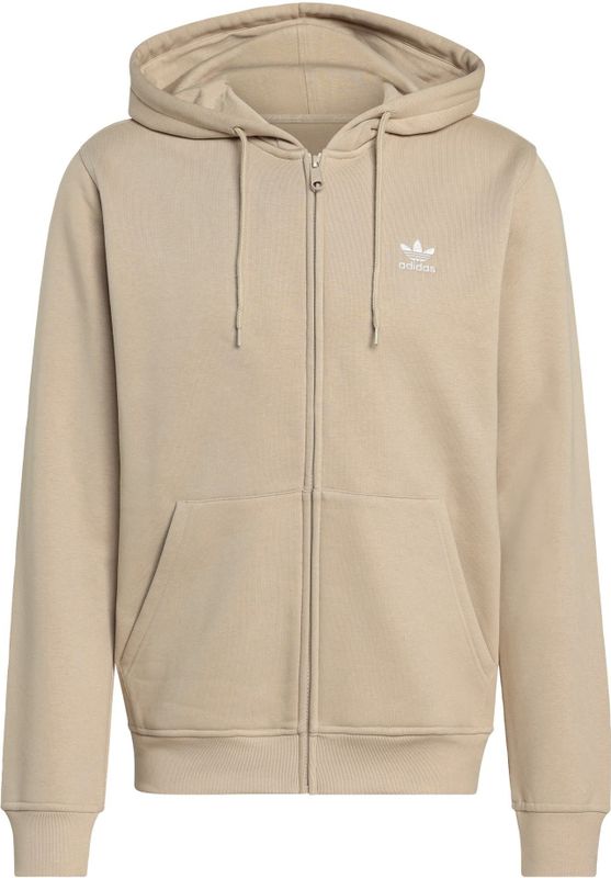 ADIDAS ORIGINALS Sweatvest 'Trefoil Essentials'  beige / wit