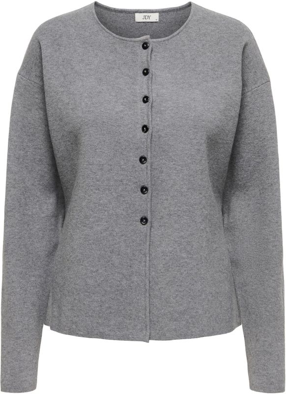 JDY - Vest - Gebreid - O-hals - Lange Mouwen - Knoopsluiting - Knit Fit