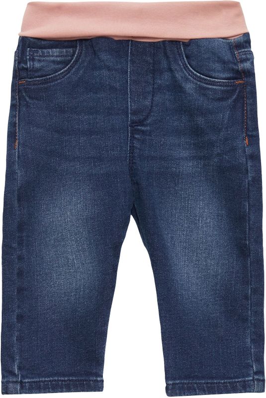 Jeans - Hoge Taille - Regular Fit - Elastische Tailleband - Achterzak