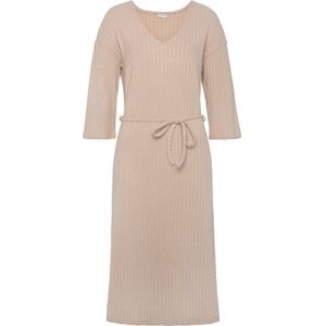 LASCANA Gebreide jurk  beige