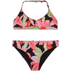 Roxy - Active Rg-Collectie - Tweedelige Zwemset - Zwart - Gerecycled Polyester