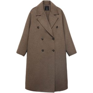 MANGO Tussenmantel 'Picarol'  donkerbruin