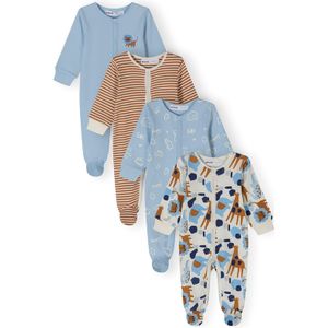 MINOTI Nachtkledij  lichtblauw / bruin / offwhite