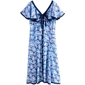 Cath Kidston Blousejurk  lichtblauw / donkerblauw / wit