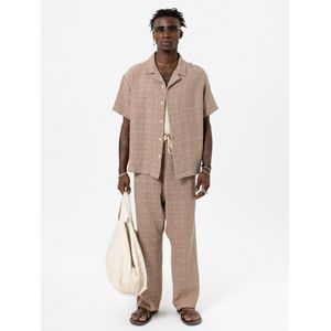 VAMOS CLO Overhemd  lichtbruin