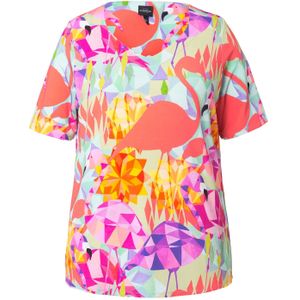Ulla Popken Shirt  lila / lavendel / neonroze / rood