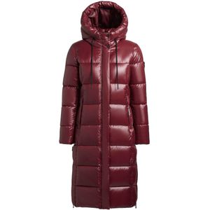 khujo Wintermantel 'Willa'  donkerrood