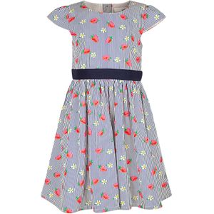 Jeans Blue - Little Black Dress - Korte Mouwen - Ronde Hals - All-over Print