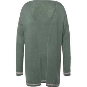 MIAMODA Gebreid vest  greige / kaki