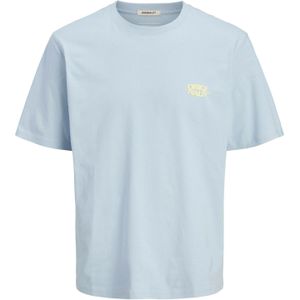 Jack & Jones Junior Shirt  lichtblauw / lichtgeel