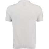 Key Largo - Siena - Poloshirt - Offwhite - Jersey, Knoopsluiting, Kwartmouw