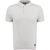 Key Largo - Siena - Poloshirt - Offwhite - Jersey, Knoopsluiting, Kwartmouw