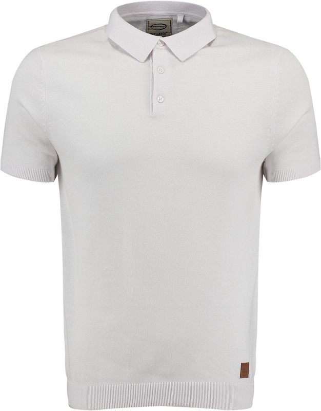 Key Largo - Siena - Poloshirt - Offwhite - Jersey, Knoopsluiting, Kwartmouw