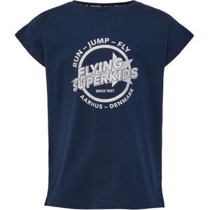 Hummel - Functioneel Shirt - Marine / Grijs - Sportshirt