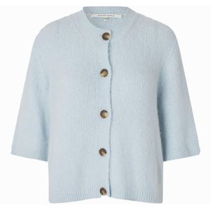 SECOND FEMALE Gebreid vest  basaltgrijs