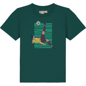watabout.kids Shirt 'Fußball'  lichtgeel / limoen / donkergroen / braam