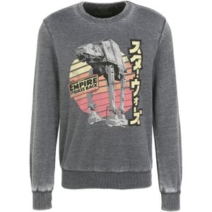 Recovered Sweatshirt 'Star Wars Empire Strikes Back Retro AT-AT'  grijs