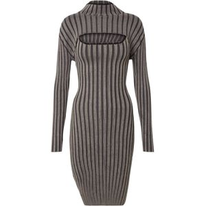 LeGer by Lena Gercke Gebreide jurk 'Meriem'  grijs / donkergrijs