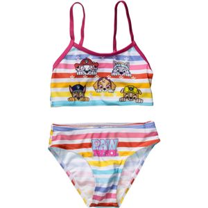 PAW Patrol Bikini 'Paw Patrol'  geel / pink / wit / wit gemêleerd