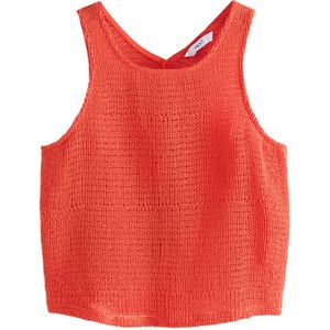 Next Gebreide top  knalrood