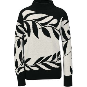 MADELEINE Trui  zwart / wit