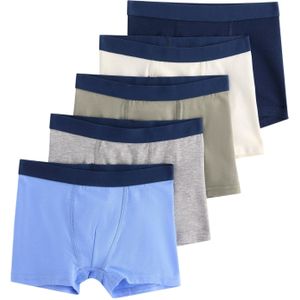 Lindex Onderbroek  nachtblauw / lichtblauw / grijs gemêleerd / pastelgroen / offwhite