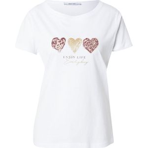 ABOUT YOU Shirt 'Isa'  nude / goud / bourgogne / wit