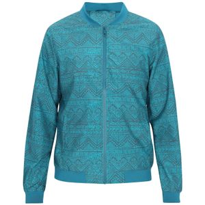 ALEKO Tussenjas  cyaan blauw / donkergrijs