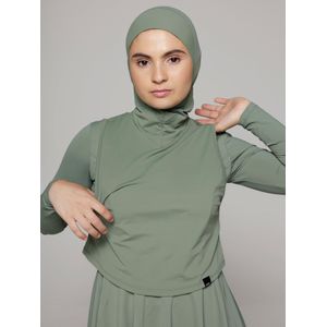 SIYA Swimwear Badpak 'Hijab'  donkergroen