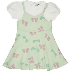 Panço Set  blauw / lichtgroen / pink / wit