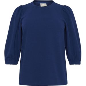KAFFE CURVE Shirt 'KC Janni'  donkerblauw