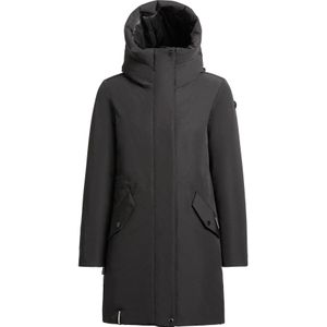 Lange jas met capuchon, model 'Sensy'