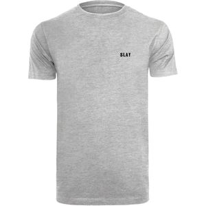 F4NT4STIC Shirt 'Slay'  grijs / zwart