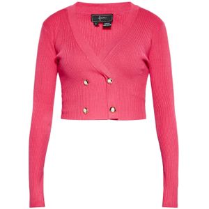 faina Gebreid vest  pink