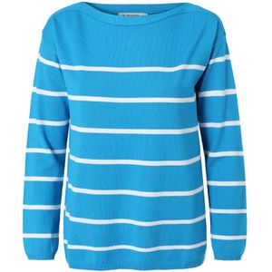 TATUUM Trui 'Drop 1'  azuur / wit