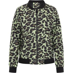 myMo ROCKS Tussenjas 'Cosimon'  bruin / limoen / zwart