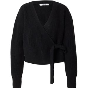 ABOUT YOU Gebreid vest 'Cassandra'  zwart