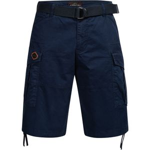 Alessandro Salvarini Cargobroek  navy / cognac / zwart