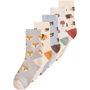 Next Sokken  beige / blauw gemêleerd / grijs gemêleerd / rood