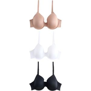 Next BH  beige / zwart / wit