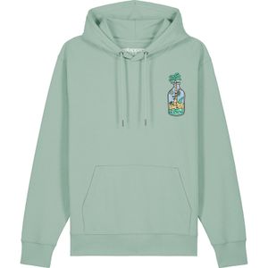 Watapparel Sweatshirt ' Holiday in a bottle '  mintgroen / gemengde kleuren