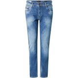 Jeans - Lichtblauw - 97% Katoen 3% Elastaan - Steekzakken Achterzakken Kleingeldzakje