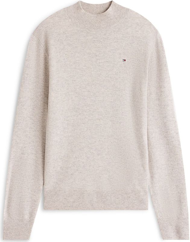 TOMMY HILFIGER - Trui - Lichtgrijs - Normale Pasvorm - Lange Mouw