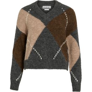 ROUGE EDIT Trui  beige / bruin / donkergrijs