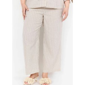 Wasabi Concept Broek 'Varna'  crème / zwart