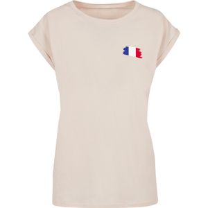 F4NT4STIC Shirt  sand / blauw / rood / wit