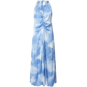 Sisley Jurk  blauw / hemelsblauw / wit